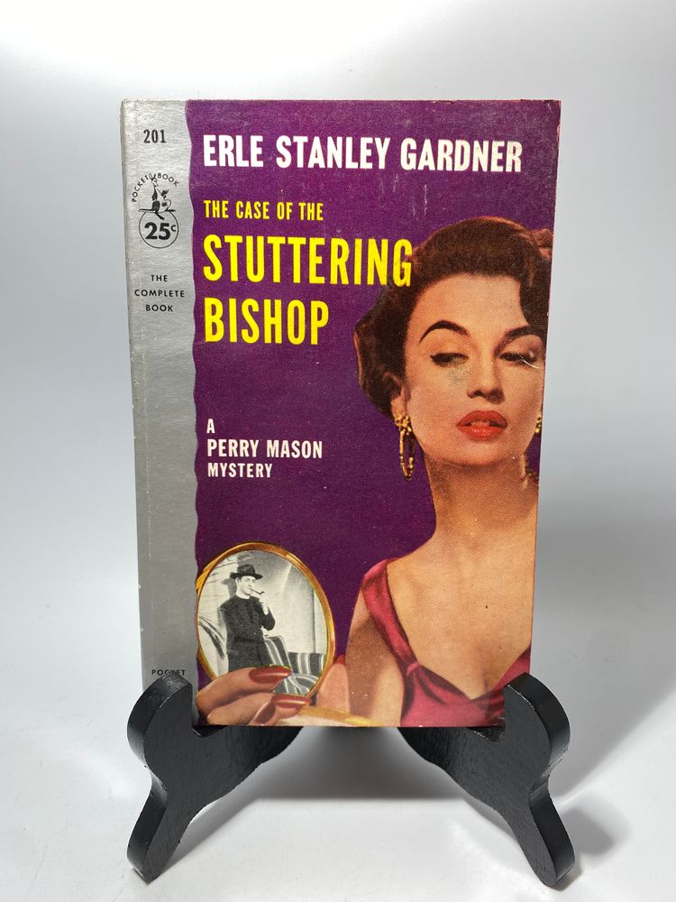 Vintage 'The Case of the Stuttering Bishop-A Perry Mason Mystery' By Erle Stanley Gardner Paperback Book 1954 Pocket Book