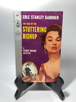 Vintage 'The Case of the Stuttering Bishop-A Perry Mason Mystery' By Erle Stanley Gardner Paperback Book 1954 Pocket Book