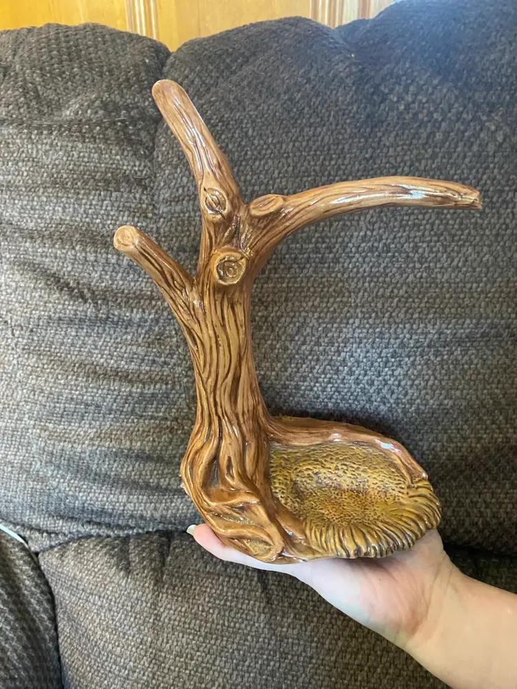 Spooky Ceramic Dead Halloween Tree 6” X 4 1/2” X 8 1/2”