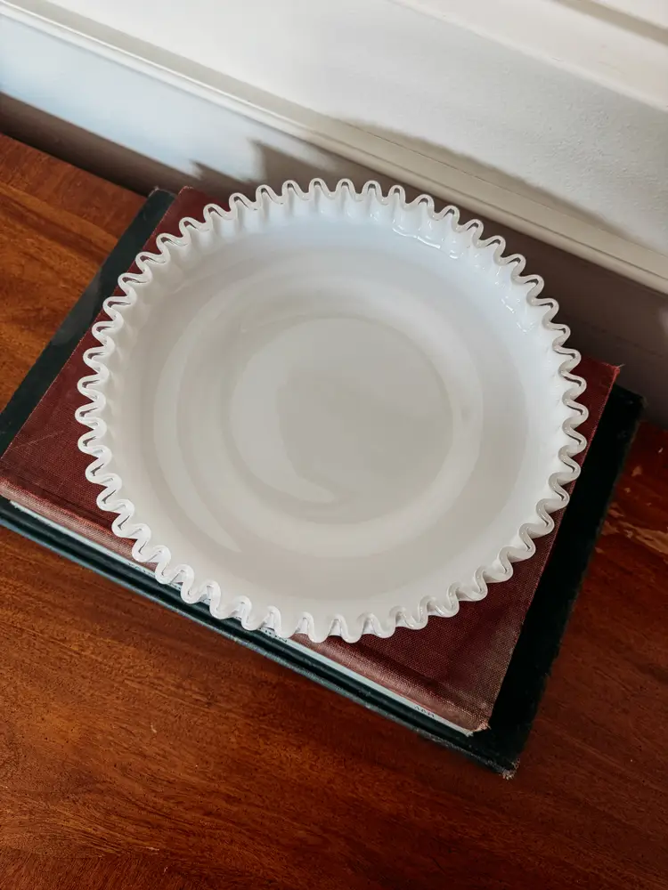 Fenton Silver Crest Bowl