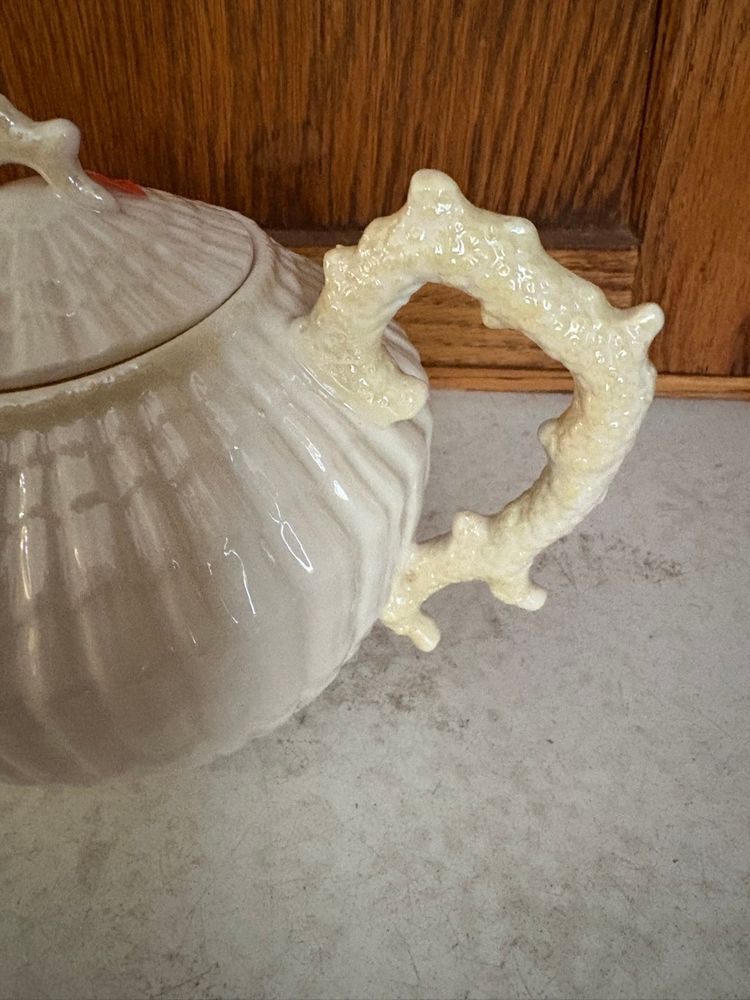 Belleek Tea Pot Nautical decor