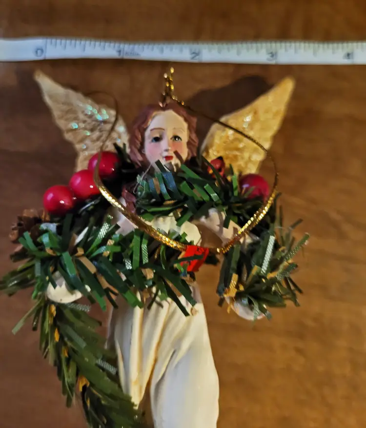 Vintage Christmas Angel with Garland c.1998