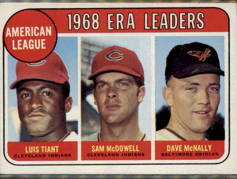 1969 Topps #7 Luis Tiant / Sam McDowell / Dave McNally - (pk3) -