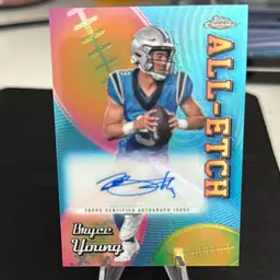 Bryce Young 2024 Topps Chrome All etch auto Carolina Panthers