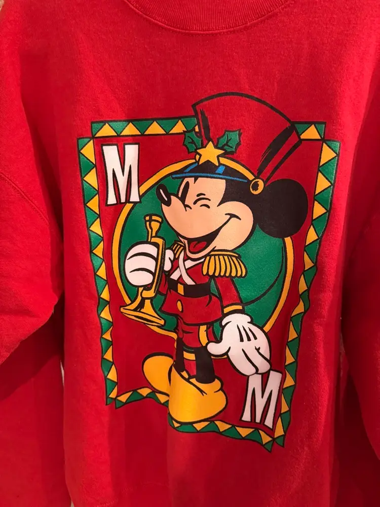 Vintage Mickey Mouse Christmas Crewneck Sweatshirt
