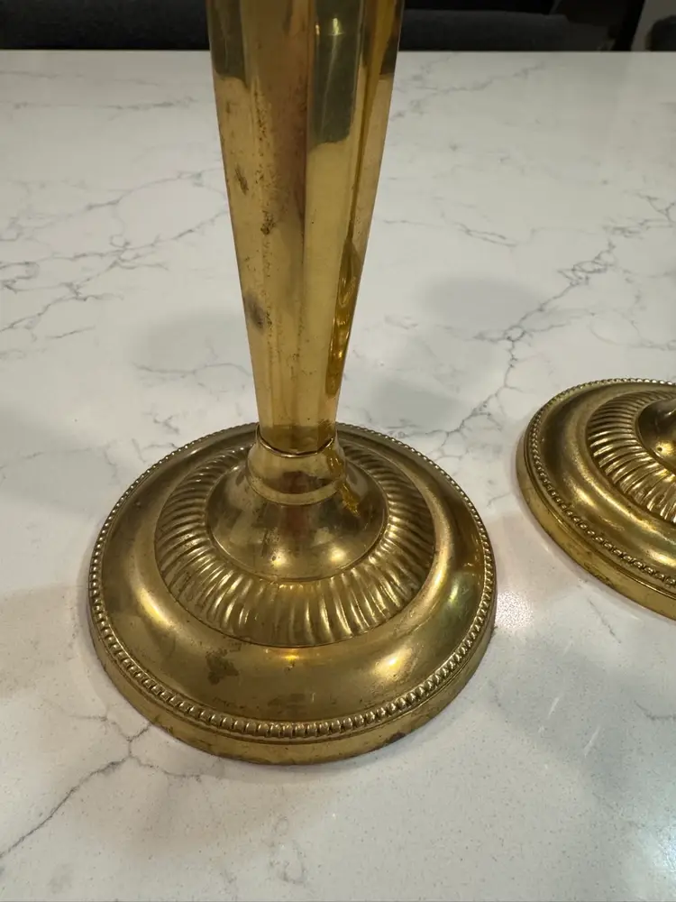 Vintage Brass Candlesticks