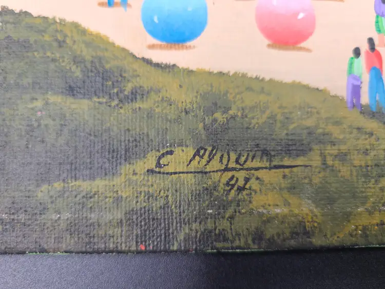 Vibrant Surrealistic Latin America Folk Art Circles at the Square