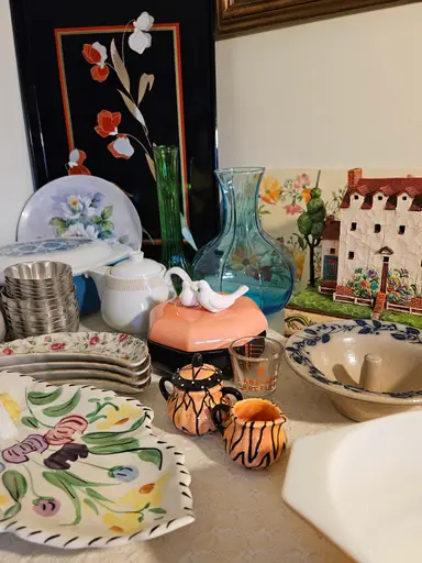 Vintage Kitchen, Pottery & More