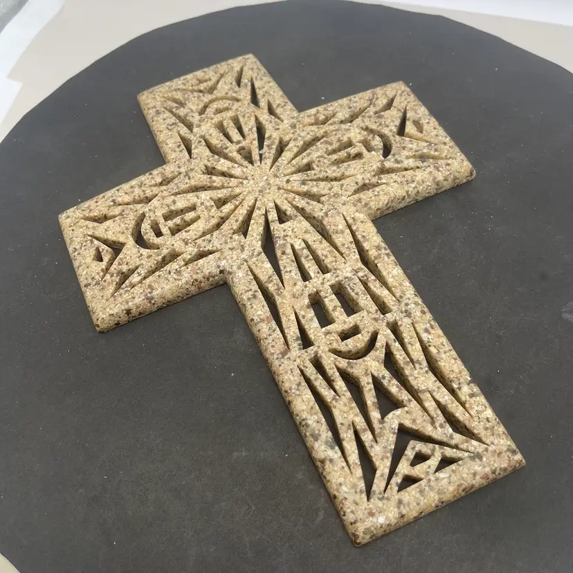 #4301 Early Home Decorative Open Work Cross