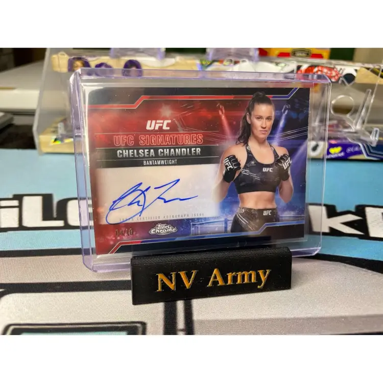 2025 Topps Chrome UFC Signatures Chelsea Chandler /10