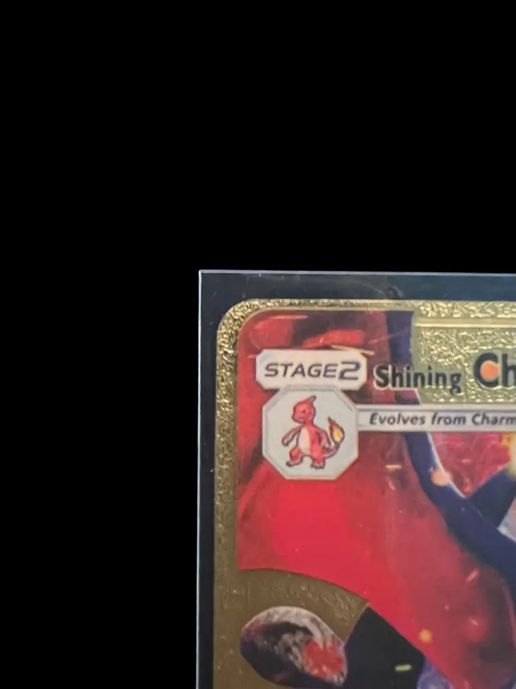 Pokemon Fan Art Shining Charizard GX - 250HP Textured Gold Foil Card #G-4