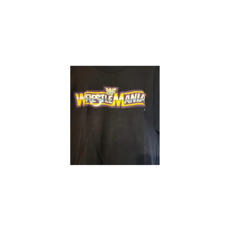 Vintage WrestleMania Black T-Shirt -  Wrestling Memorabilia