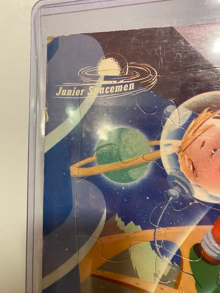 Junior Spacemen E.E. Fairchild Corp Space Puzzle Astronauts Child’s Puzzle Ephemera