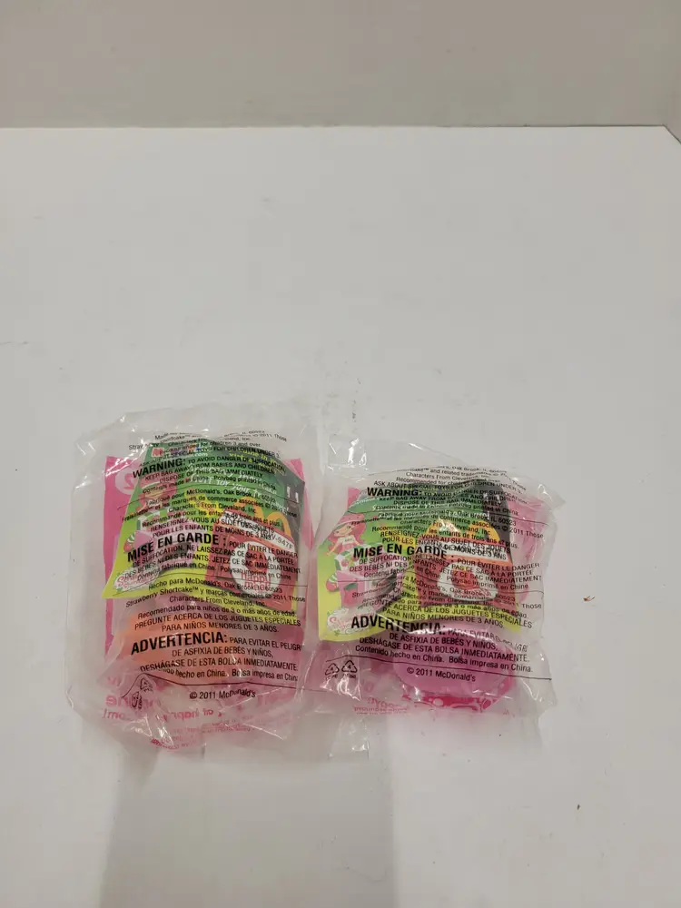 McDonalds Strawberry Shortcake Orange Blossom, Lemon Figure Lot 2011