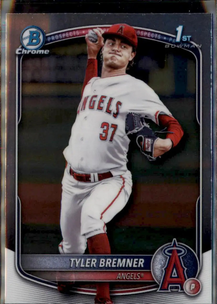 2025 Bowman Draft #BDC-37 Tyler Bremner Chrome - (138) - Los Angeles Angels