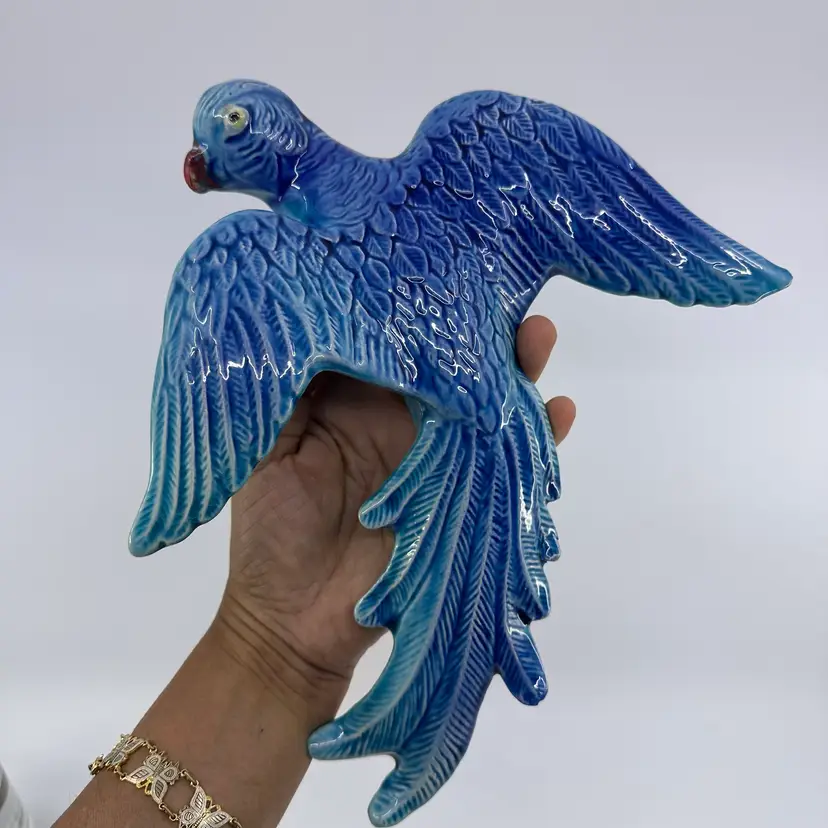 Ceramic Blue Dove Wall Hanging Vera d’Art France