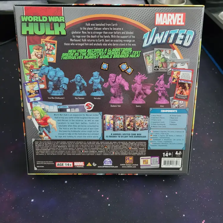 Marvel United Multiverse World War Hulk KS  Expansion w/ Doc Samson