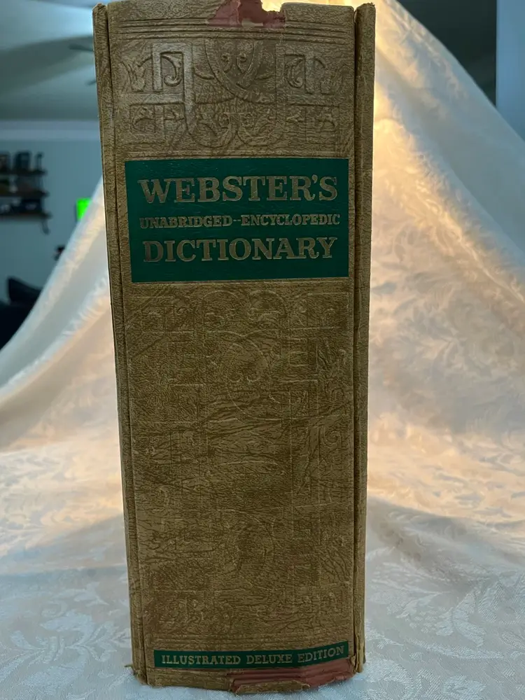 Vintage Webster's Unabridged Encyclopedic Dictionary 1957