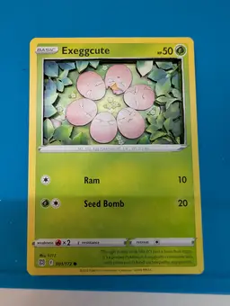 Custom Exeggcute 3d art Pokemon card