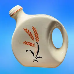 30. Vintage wheat pattern universal cambridge refrigerator water pitcher