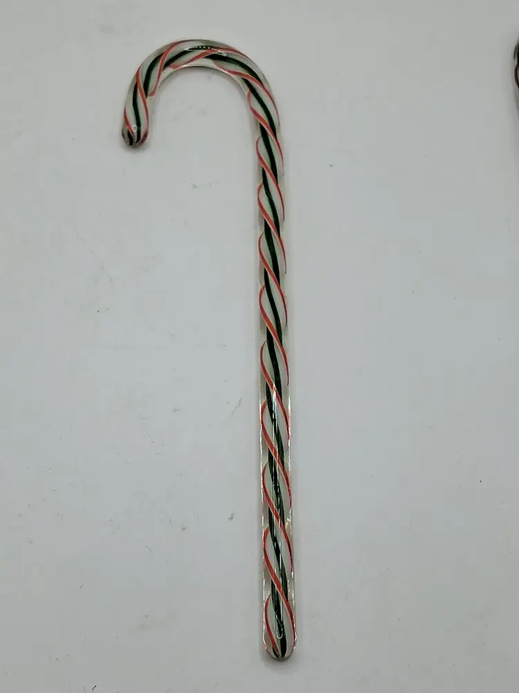 #03 Hand Blown Art Glass Candy Cane!!!