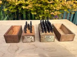 Millers Falls 1/8" Steel Number & Letter Stamp/Punch Sets