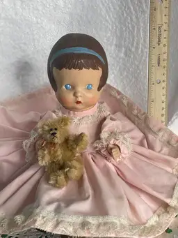 Vintage Composition Baby Doll Unmarked