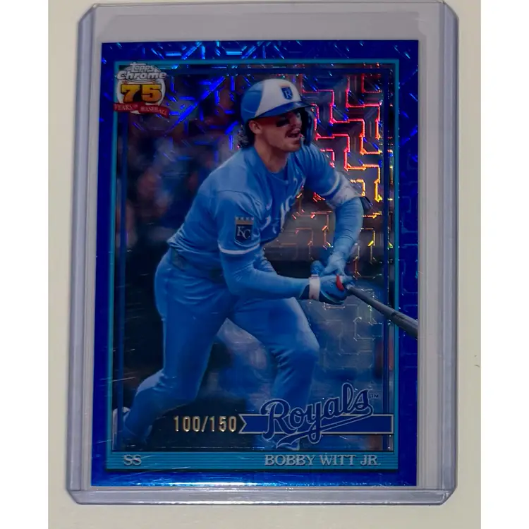 Bobby Witt Jr. 1991 Topps Silver Pack Blue /150 Kansas City Royals