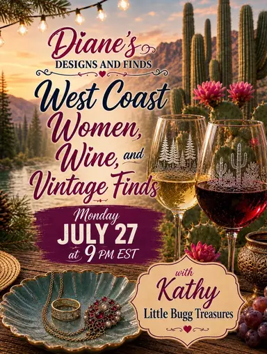 West Coast Women Hosts, Wine And Vintage Finds