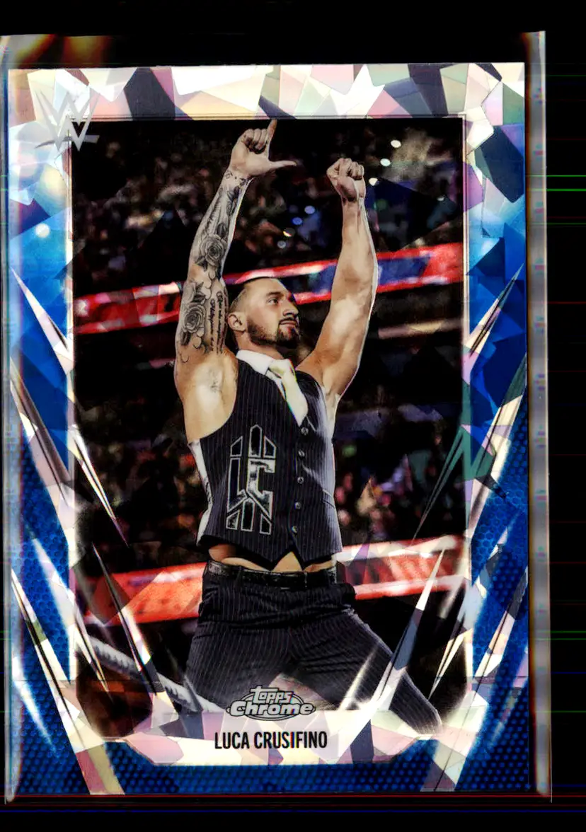 Luca Crusifino #/150 2026 Topps Chrome Sapphire WWE #177 - (143) - NXT