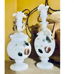 Antique Bristol decanters