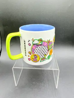 Disney Starbucks WDW Mug 4 Parks Icon Attractions Landmarks SOLD OUT Style