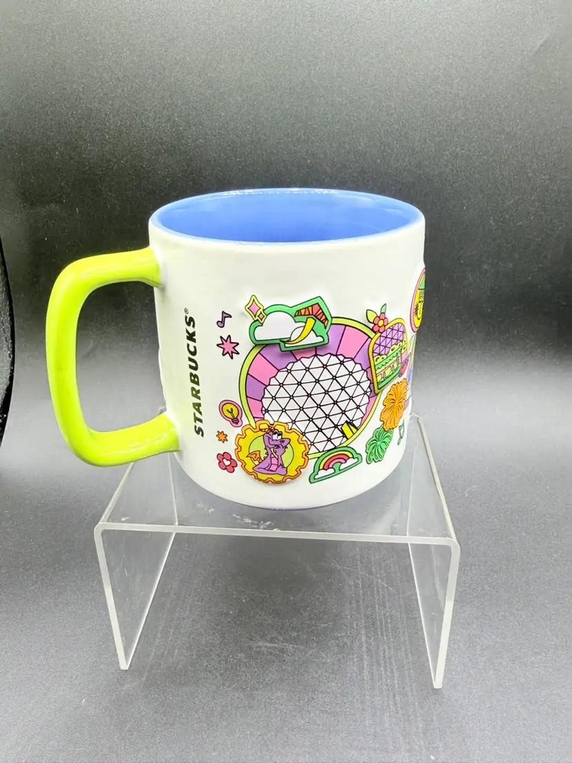 Disney Starbucks WDW Mug 4 Parks Icon Attractions Landmarks SOLD OUT Style