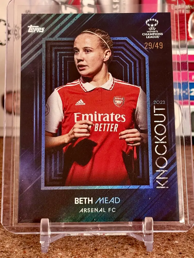 Beth Mead 2023 Topps On Demand Knockout Blue /49