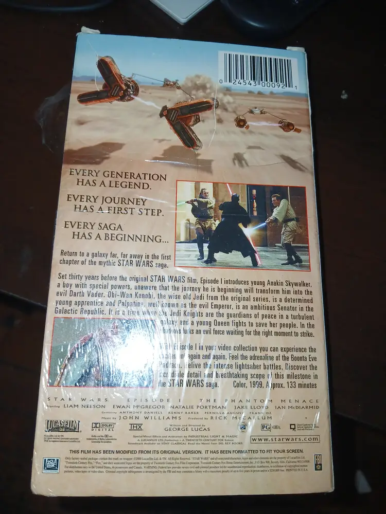 STAR WARS MOVIES  THE PHANTOM MENAVE