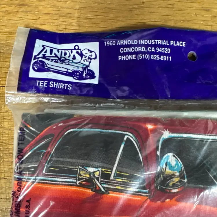 1989 ANDYS Mercury Lead Sled Tee Shirt 2XL USA Made Sealed #8903 NOS