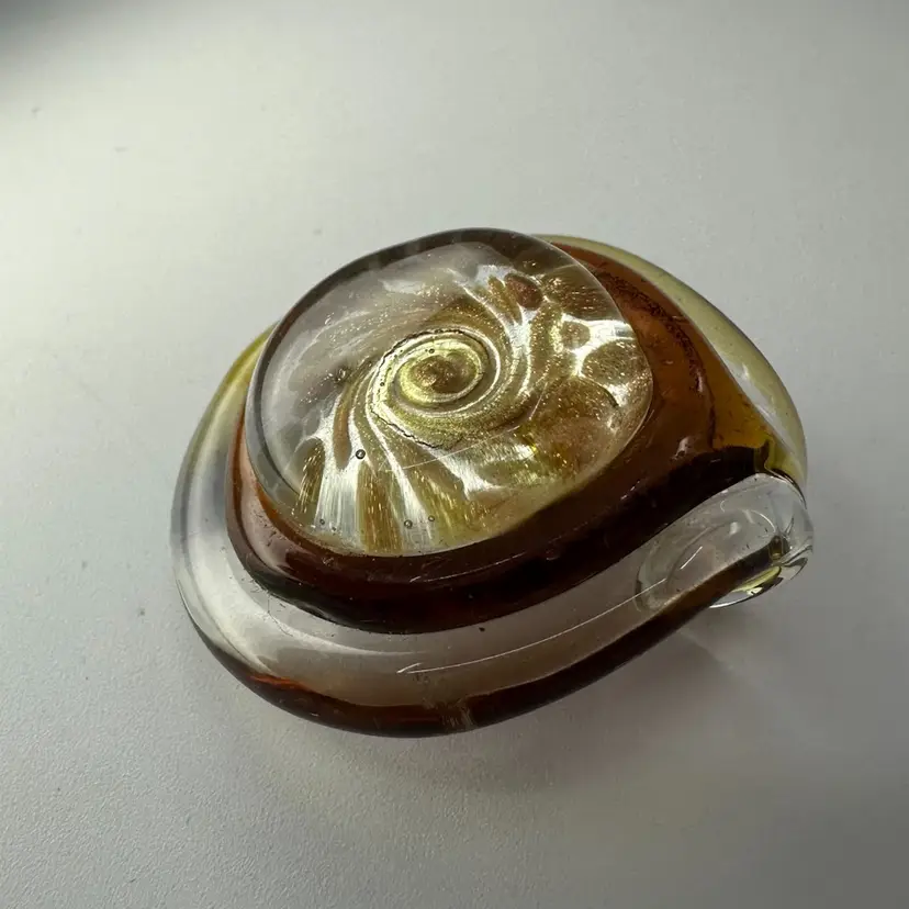 Teardrop Art Glass Pendant
