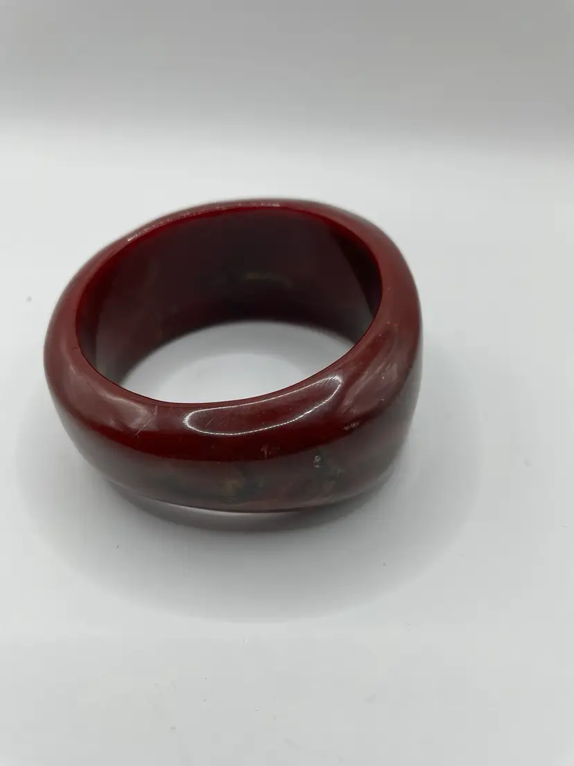 Fashion Jewelry Bangle Bracelet- Red  Tone