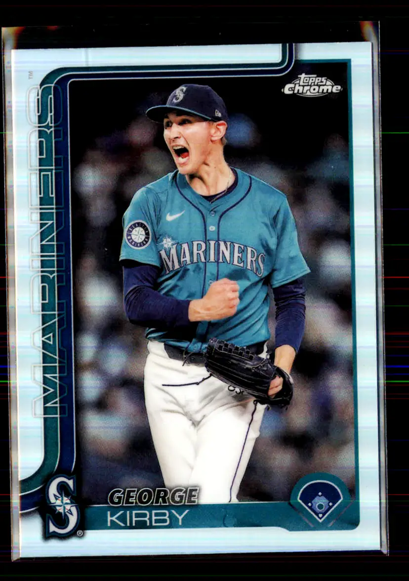 George Kirby 2025 Topps Chrome Refractor #223 - (113) - Seattle Mariners