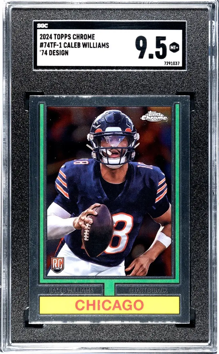 2024 Topps Chrome #74TF-1 Caleb Williams SGC 9.5