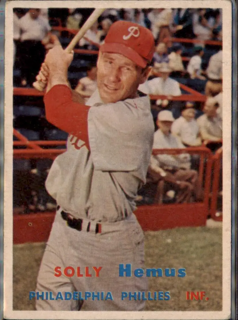 1957 Topps #231 Solly Hemus - ( pk1 ) - Philadelphia Phillies