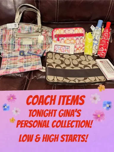 Gina’s Coach Items & Jewelry From My Personal Collection- Timeless Treasures By Gina