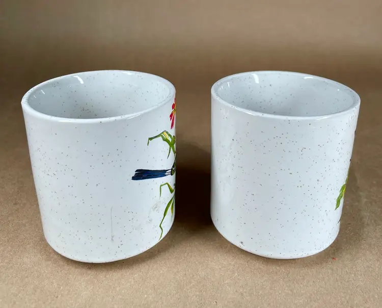 Vintage Fred Roberts Co San Fransisco Bird Aviary Coffee Tea Mug Korea