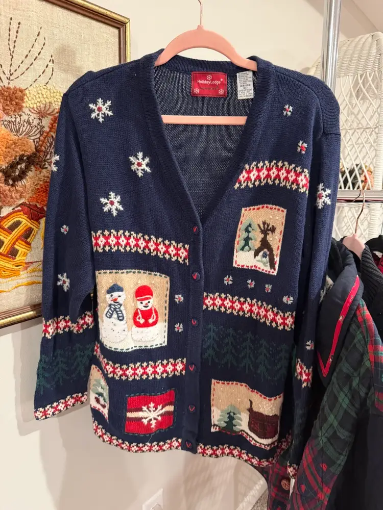 Vintage Ugly Christmas Sweater Size 1X