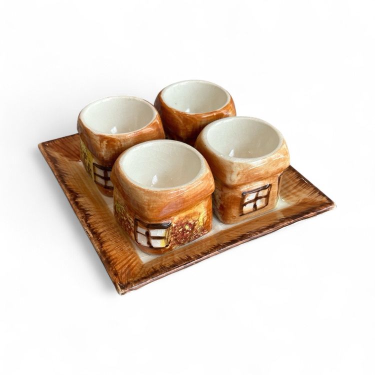 Price Kensington Cottage Ware Egg Cup Tray Set