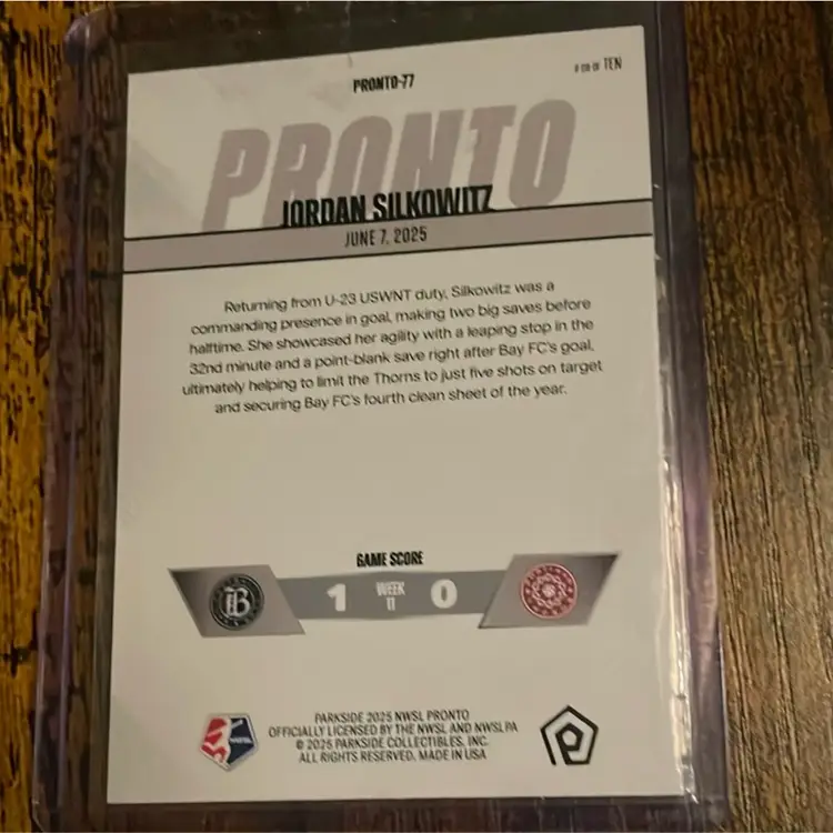Jordan Silkowitz Pronto 8/10