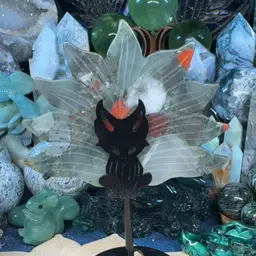 African Bloodstone Fox w/ Stand