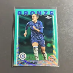 Lucy Bronze Topps Chrome 121/199 - Chelsea FC - Women’s Soccer