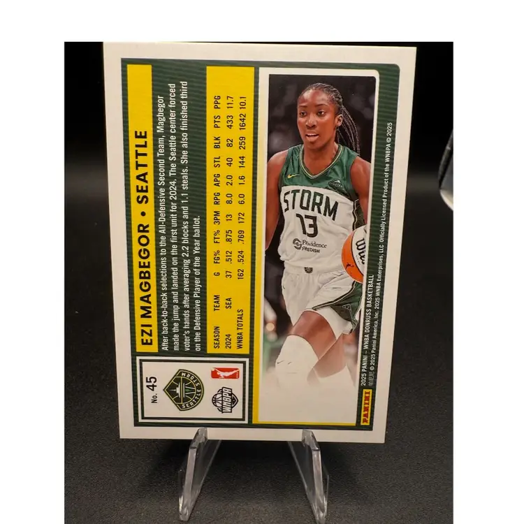 Ezi MagBegor Parallel #/99 2025 Donruss WNBA Seattle Storm