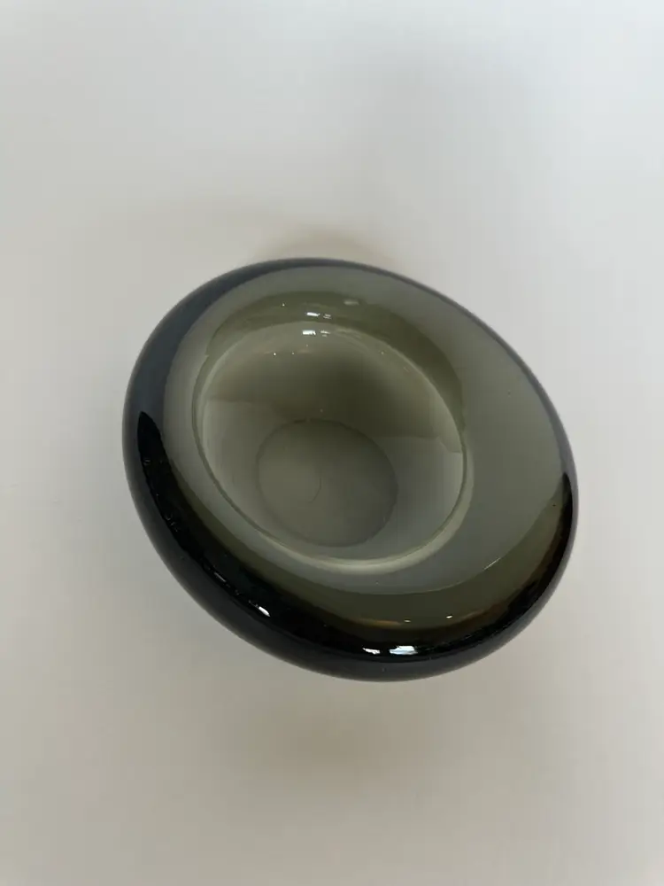 Vintage MCM Smokey Gray Ashtray